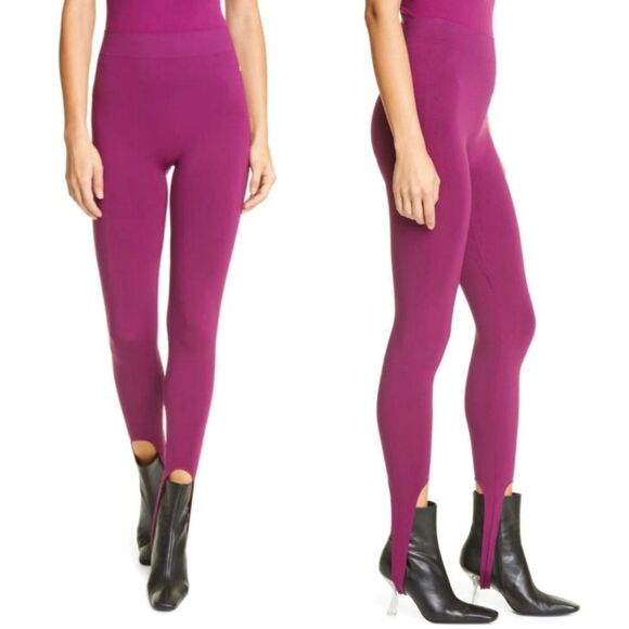 SIMON MILLER Evan Stirrup Seamless Leggings in Plum - Picture 12 of 15